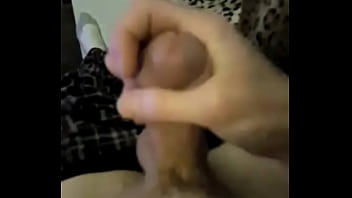 White boy tease big cock