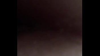 Long stroking white bitch