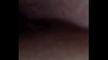 Long stroking white bitch