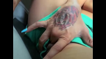 Driving makes me so horny sometime that i start playing and end up pulling over and fucking myself