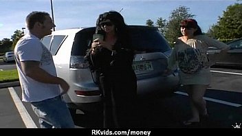Sexy wild chick gets paid to fuck 5