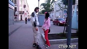 Excited bitch enjoys riding on top of an erected thick rod