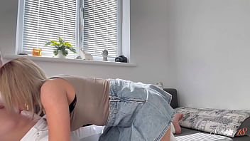 Sexy blonde alexia gets a milky creampie from andrei's big cock