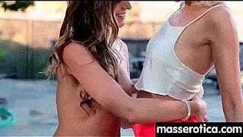 Sexy girl gives big tits lesbian an orgasm 22