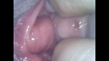 Milf caresses her anal then shows her pussy from the inside and pissing