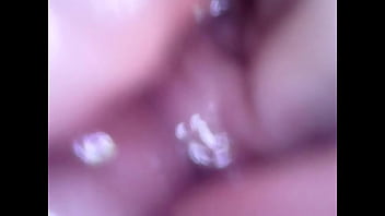 Milf caresses her anal then shows her pussy from the inside and pissing