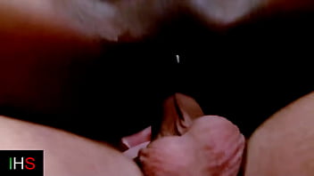 Beautiful black girl fucked by a shaved male