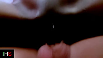 Beautiful black girl fucked by a shaved male