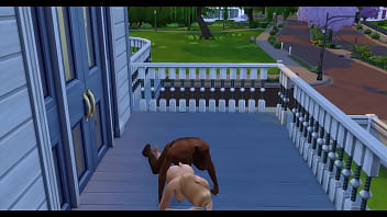 Kate upton takes on a bbc on her balcony