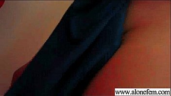 Linda lay alone sexy hot teen girl play with sex stuffs as dildos clip 04
