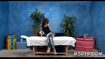 Girl with nice booty gives massage