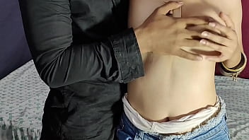 Stepsister was getting ready for party and i couldn't control myself