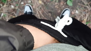 I jerk off in a public park