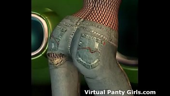 3d anime babes in pantyhose and lingerie