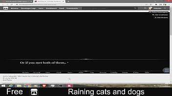 Raining cats and dogs free game itchio visual novel