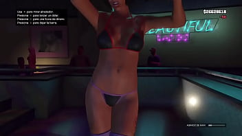 Baile en poledance del club striptease gta 5 #1