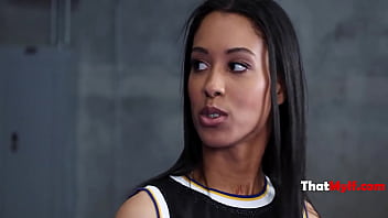 Black milf establishes field dominance with her tight pussy grip