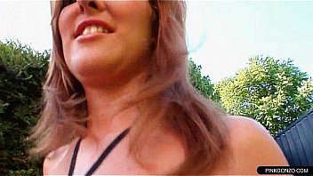 Funny lady shows off her big natural boobs