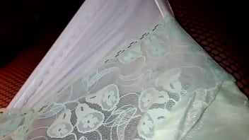 Little dick ín lingerie