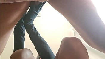 Preview milf blowjob scene wearing lon black gloves with oral creampie