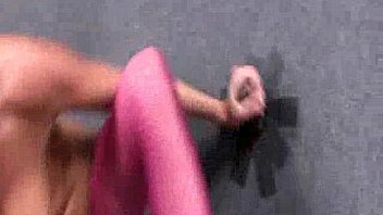 Interracial glory hole double cocks