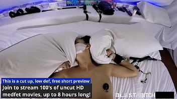 Aria rose's chest gets blasted with cum