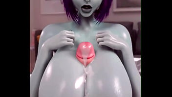 Huge boobs moaning 3d