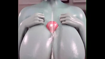 Huge boobs moaning 3d