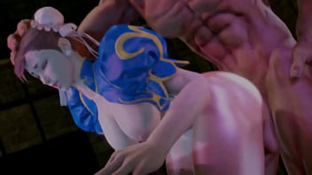 Pauzudo enrabando a chun li