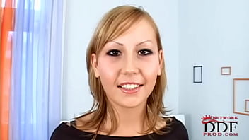 Blonde babe showing off her legs & feet