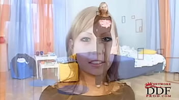 Blonde babe showing off her legs & feet