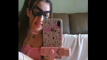 Cute and hot student wearing a cute bunny cosplay and masturbation herself in front of the mirror Cute and hot student wearing a cute bunny cosplay and masturbation herself in front of the mirror