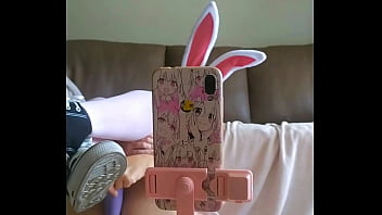 Cute and hot student wearing a cute bunny cosplay and masturbation herself in front of the mirror Cute and hot student wearing a cute bunny cosplay and masturbation herself in front of the mirror