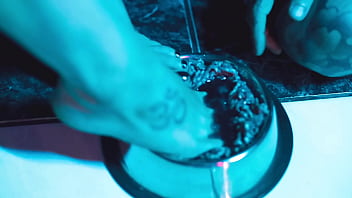 Put your feet on my meat while i lick your soles