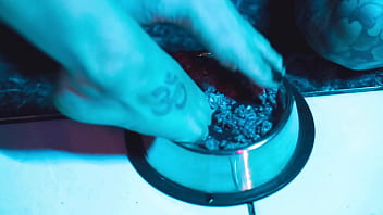 Put your feet on my meat while i lick your soles