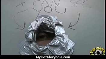 Ebony backs her booty all the way to the gloryhole 4