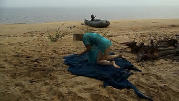 Anal fucking big ass on island