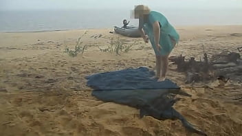 Anal fucking big ass on island