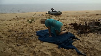 Anal fucking big ass on island