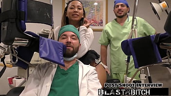 Melany lopez sucks dick and gets pussy blasted with cum