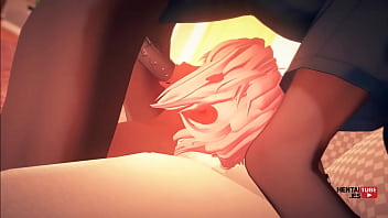 Enigmatic aira's oral offering dan da dan hentai