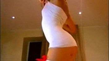 Tiny gorgeous teen instocking w perfect ass teasing