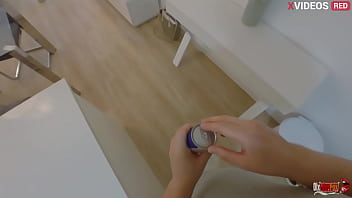 I caught my stepmother masturbating with a vibrator she asks me to help her after sucking my dick i start having sex with her pussy and ass where i cum inside