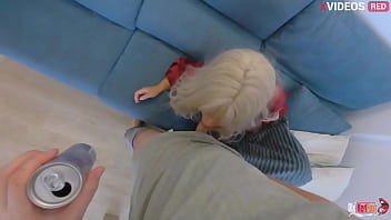 I caught my stepmother masturbating with a vibrator she asks me to help her after sucking my dick i start having sex with her pussy and ass where i cum inside