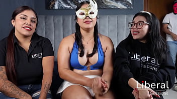 3 vergas para ella sola por primera vez