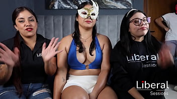 3 vergas para ella sola por primera vez