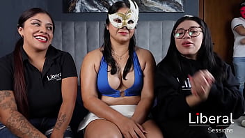 3 vergas para ella sola por primera vez