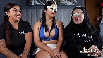 3 vergas para ella sola por primera vez