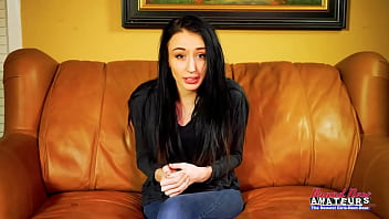 Petite brunette olyssia enjoys deeply rimming and sucking a dick to milk