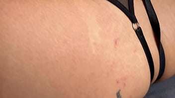 My classmate stayed home and she let me touch her